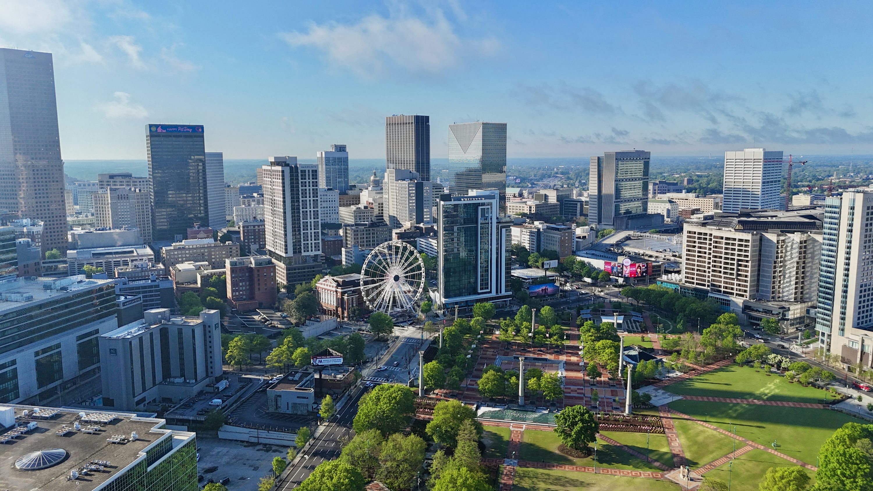 Aerial view of Atlanta, Georgia